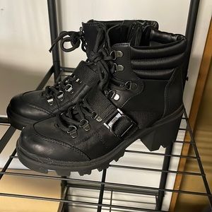 GBG by Guess black ankle/combat boots